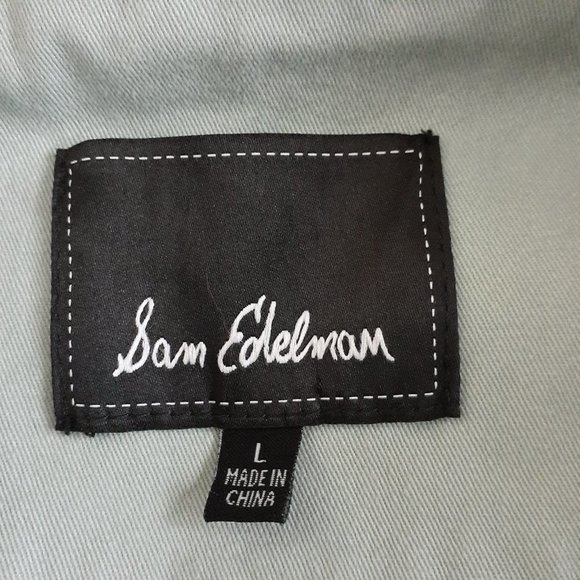 Like New | Sam Edelman | Women's | Mint Green Utility Jacket - Picture 4 of 15